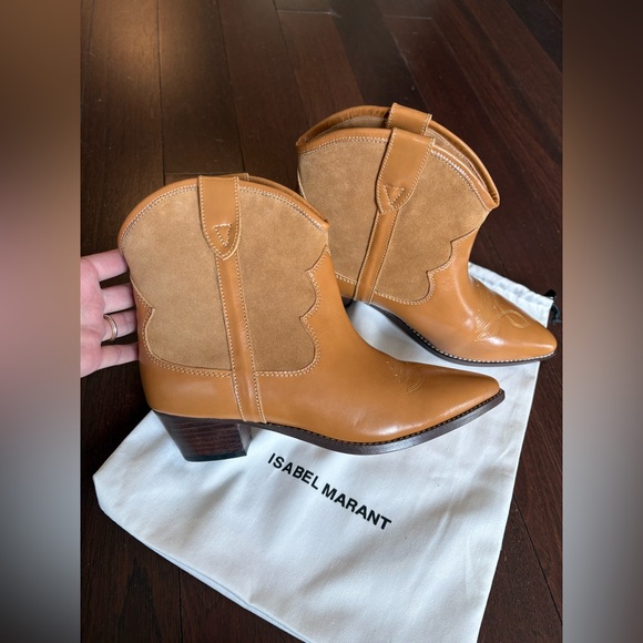 Isabel Marant Shoes - ISABEL MARANT Dewina suede leather cowboy boots US 9 FR 40 New